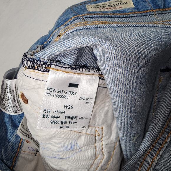 Levi's 501 93 shorts stretch extensible 26'' button-fly - Picture 6 of 8